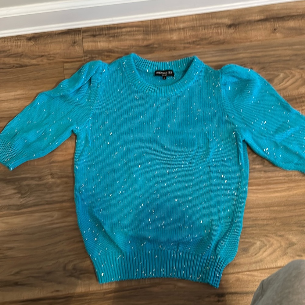 Generation Love sweater with sparkly sequins